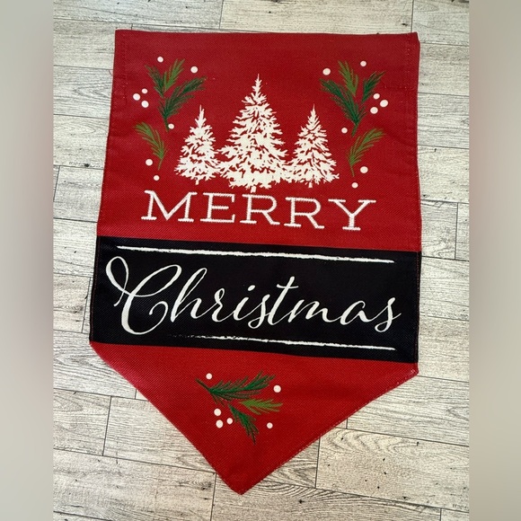 Merry Christmas Garden Flag - Picture 1 of 8